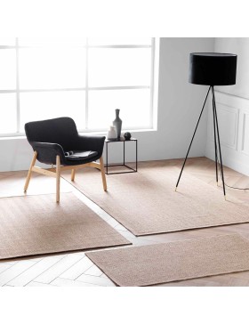 Tappeto rettangolare tessuto piatto - Tappeto decorativo per soggiorno o camera da letto - ILEM - Certificato Oeko-TEX