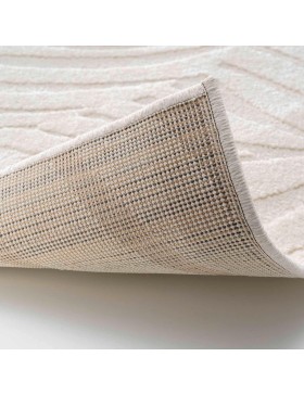 Tapete retangular liso com padrão em relevo – ANKARA – Certificado Oeko-TEX