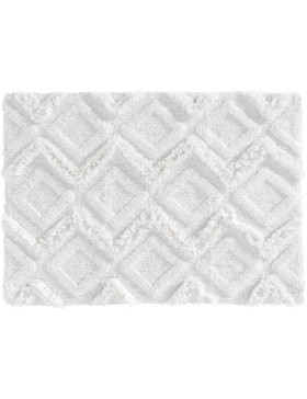 copy of Tapis Rectangle à Franges 50 x 80 cm - Nara en Coton et Polyester_