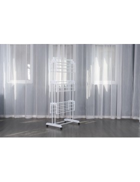 Stendibiancheria su ruote, 3 ripiani