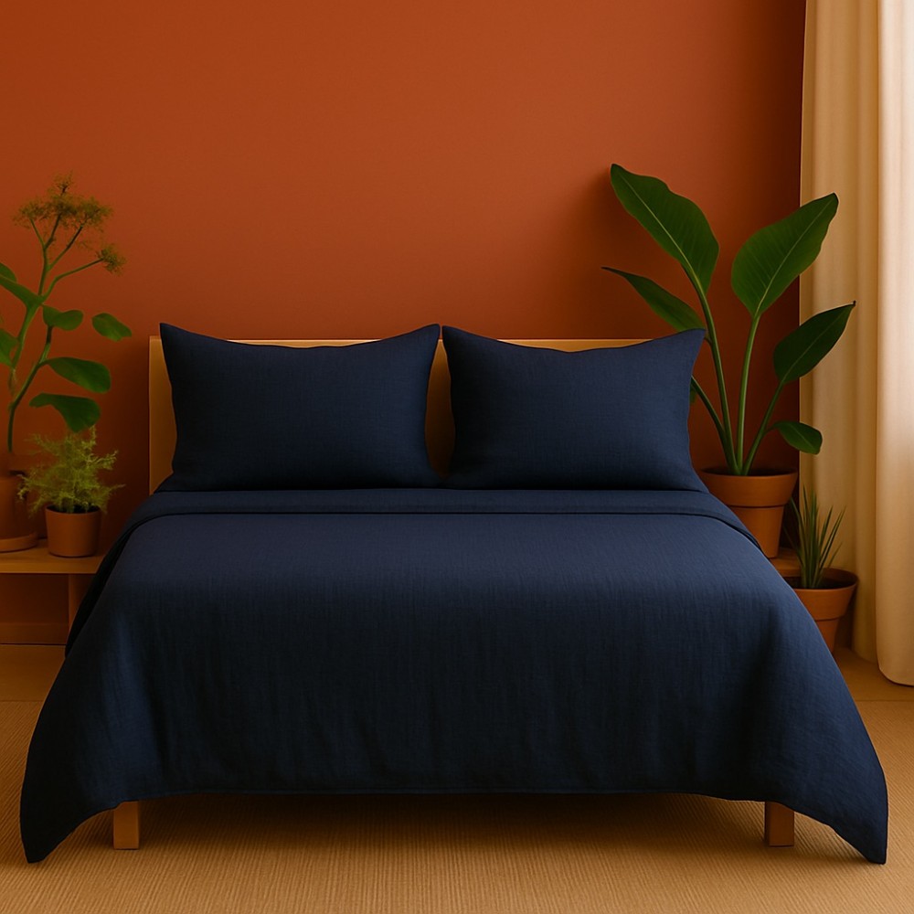 Katoenen gaas bedset 240x260cm