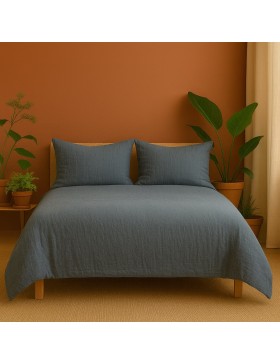 Parure de Lit en Gaze de Coton 240 x 220 cm