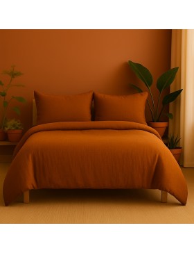 Parure de Lit en Gaze de Coton 240 x 220 cm