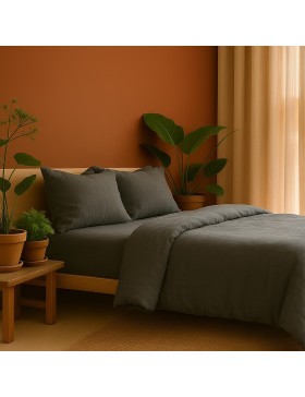 Parure de Lit en Gaze de Coton 240 x 220 cm