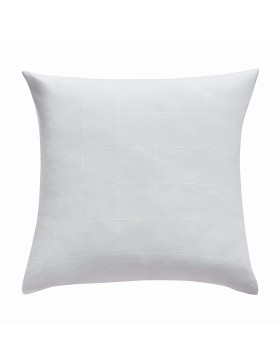 Parure Linella Ivoire - Housse de Couette avec Fermeture Pression Discrète + 2 Taies d’Oreiller - 100% Coton Lavé - Oeko-Tex