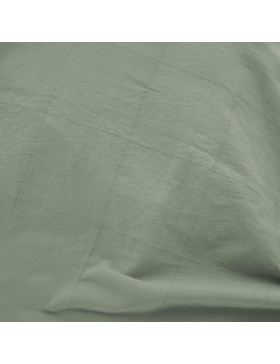 Parure Linella Ivoire - Housse de Couette avec Fermeture Pression Discrète + 2 Taies d’Oreiller - 100% Coton Lavé - Oeko-Tex