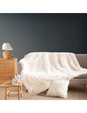Manta de inverno quentinha, imitação de pele de carneiro – XXL 220x240 cm – Lavável e com certificação Oeko-TEX