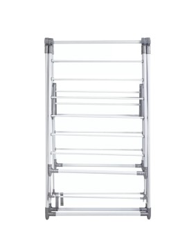 Stendibiancheria pieghevole a 3 ripiani – 155x62x98 cm – Grigio