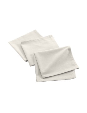 Set van 3 servetten van 100% gerecycled katoen – Oeko-TEX gecertificeerd