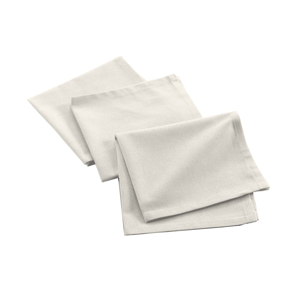 Set van 3 servetten van 100% gerecycled katoen – Oeko-TEX gecertificeerd