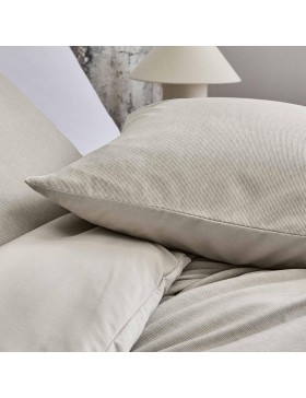 Juego de cama de 3 piezas (240 x 220 cm) Azura Natural, microfibra teñida en hilo