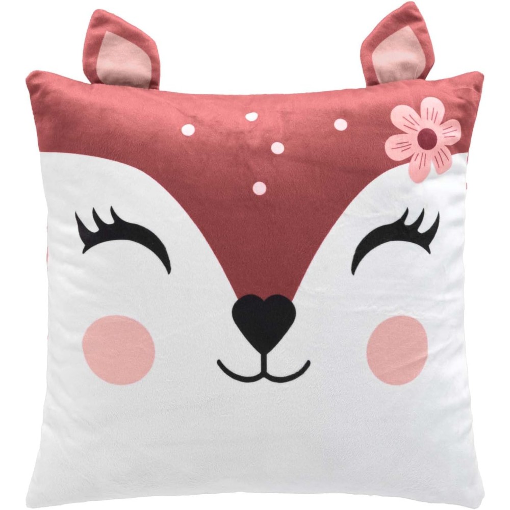 Afneembare fluwelen kussenhoes, 100% polyester print – Handige ritssluiting – Bichette Oeko-TEX gecertificeerd