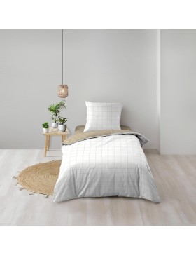 Set di biancheria da letto 100% cotone – Cadria Natural – Certificato Oeko-TEX