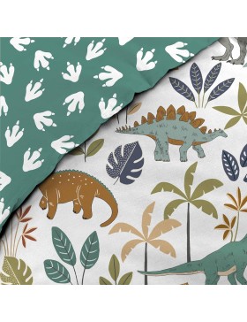 Parure de Lit 100% Coton – Housse de Couette 140x200 cm + 1 Taie 63x63 cm – DINA – Certifiée Oeko-TEX