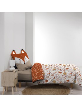 Conjunto de cama 100% algodão – Capa de edredom 140x200 cm + 1 fronha 63x63 cm – ROXY – Certificado Oeko-TEX