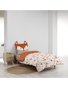Conjunto de cama 100% algodão – Capa de edredom 140x200 cm + 1 fronha 63x63 cm – ROXY – Certificado Oeko-TEX