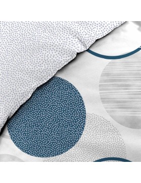 Parure de Lit 100% Coton – Voie Lactee Bleu – Certifiée Oeko-TEX