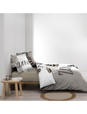 Parure de Lit 100% Coton – GALETS ZEN – Certifiée Oeko-TEX