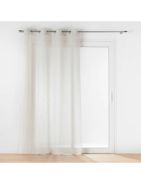 Cortina de voile com ilhós, tecido voile, 100% poliéster – CARLIN – Certificação Oeko-TEX