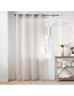 Voilage à Œillets Voile Tissé 100 % Polyester – CARLIN – Certifié Oeko-TEX