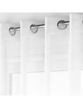 Voilage à Œillets Voile Tissé 100 % Polyester – CARLIN – Certifié Oeko-TEX