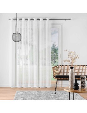 Voilage à Œillets Voile Tissé 100 % Polyester – CARLIN – Certifié Oeko-TEX