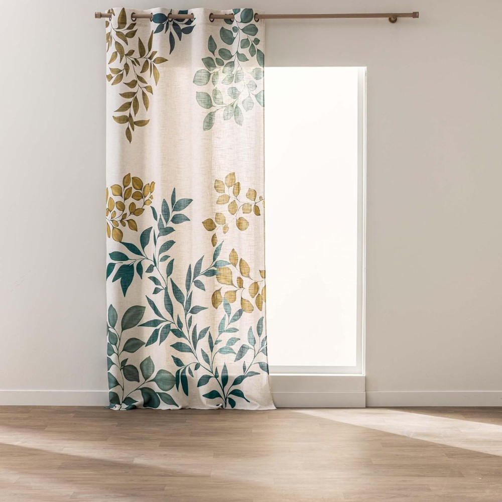 Rideau à Œillets Effet Lin 92 % Polyester – Ilona – Style Naturel – Certifié Oeko-TEX