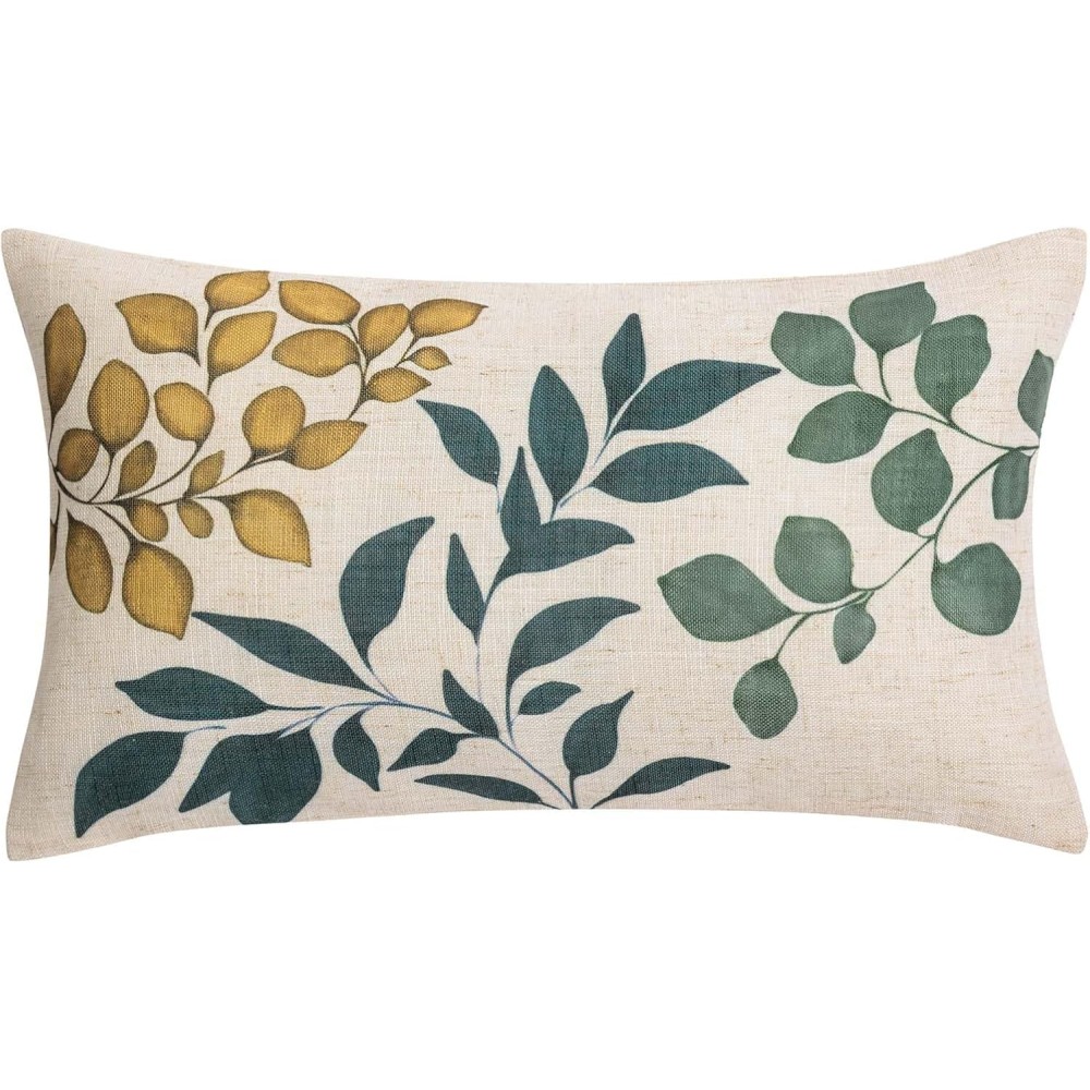 Coussin Déhoussable Polyester & Lin – Fermeture Zippée – ILONA – Lavable et Certifié Oeko-TEX