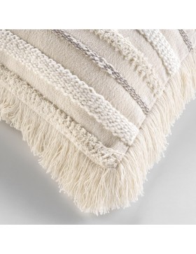 copy of Fodera per cuscino sfoderabile, 60 x 60 cm, cotone naturale Atlas intrecciato