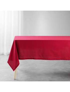 Nappe Rectangulaire 140 x 240 cm 100% Coton Uni – CHARLINE – Douceur d’Intérieur – Certifiée Oeko-TEX