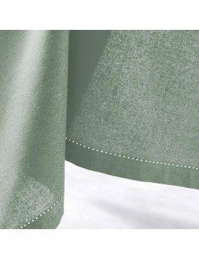 Nappe Rectangulaire 140 x 240 cm 100% Coton Uni – CHARLINE – Douceur d’Intérieur – Certifiée Oeko-TEX