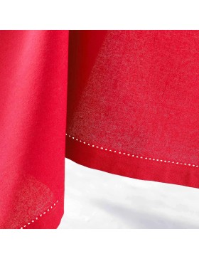 Nappe Rectangulaire 140 x 240 cm 100% Coton Uni – CHARLINE – Douceur d’Intérieur – Certifiée Oeko-TEX