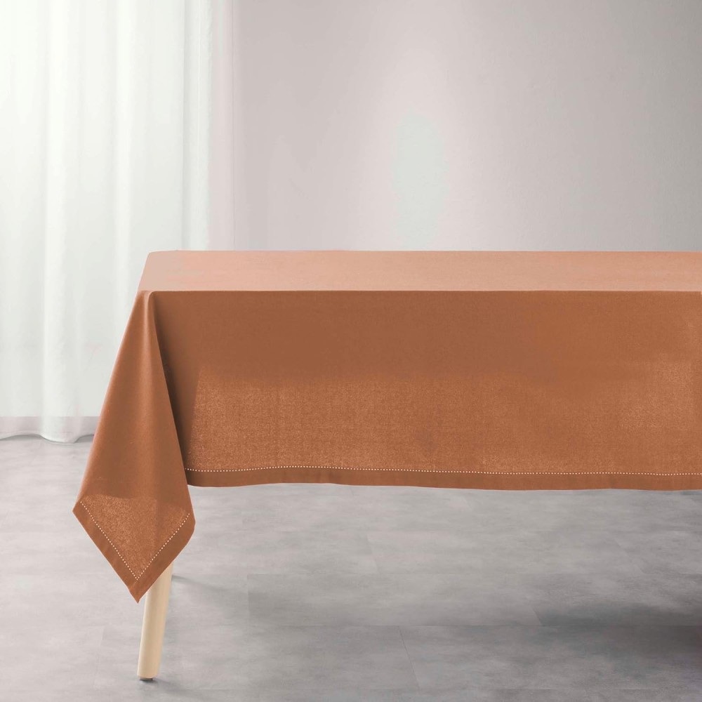 Nappe Rectangulaire 140 x 240 cm 100% Coton Uni – CHARLINE – Douceur d’Intérieur – Certifiée Oeko-TEX