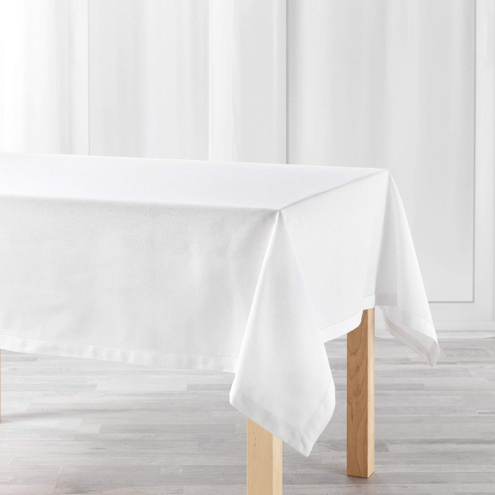 Nappe Rectangulaire 140 x 240 cm 100% Coton Uni – CHARLINE – Douceur d’Intérieur – Certifiée Oeko-TEX