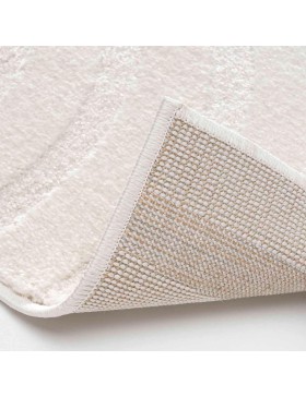 Tapis de Salon Rectangulaire Uni – Tapis Doux à Motif en Relief – Maximus – Douceur D'intérieur – Certifié Oeko-TEX