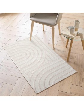 Tapis de Salon Rectangulaire Uni – Tapis Doux à Motif en Relief – Maximus – Douceur D'intérieur – Certifié Oeko-TEX