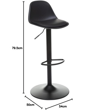 Atmosphera - Chaise de Bar Aiko - Hauteur Ajustable