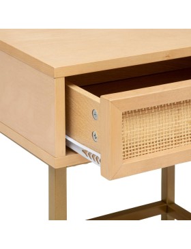 Atmosphera - Table de Chevet Rayo 1 Tiroir - L45 x H50cm