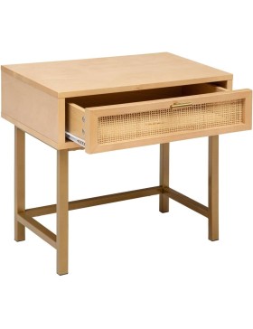 Atmosphera - Mesa de Cabeceira Rayo com 1 Gaveta - L45 x A50cm