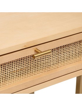 Atmosphera - Mesa de Cabeceira Rayo com 1 Gaveta - L45 x A50cm