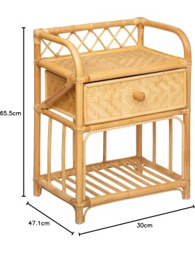 Atmosphera - Mesa de Cabeceira Aoni - Rattan