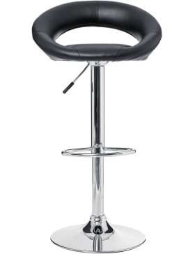 Atmosphera - Conjunto de 2 banquetas de bar Sasha pretas