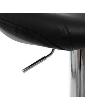 Atmosphera - Conjunto de 2 banquetas de bar Sasha pretas