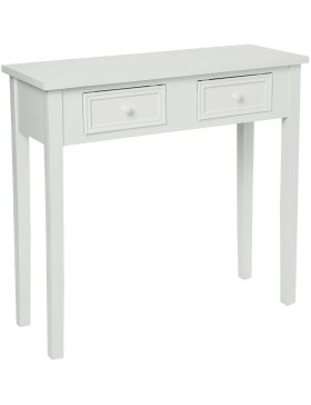 Atmosphera - Mesa de consola Charme - L 80 x A 76 cm, 2 gavetas, estilo romântico