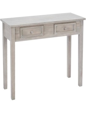 Atmosphera - Mesa de consola Charme - L 80 x A 76 cm, 2 gavetas, estilo romântico