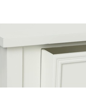 ATMOSPHERA - Table de Chevet - L 45 x P 30 x H 67 cm, 1 Tiroir - Charme