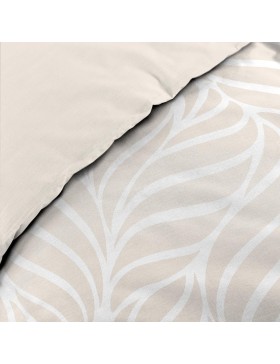 Parure de Lit 3 Pièces 100% Coton – Housse de Couette et 2 Taies d’Oreiller – Fermeture Pressions Discrètes – Oeko-TEX