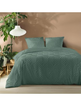 Juego de cama de 3 piezas Heltie: microfibra capitoné suave y transpirable, con certificación Oeko-Tex