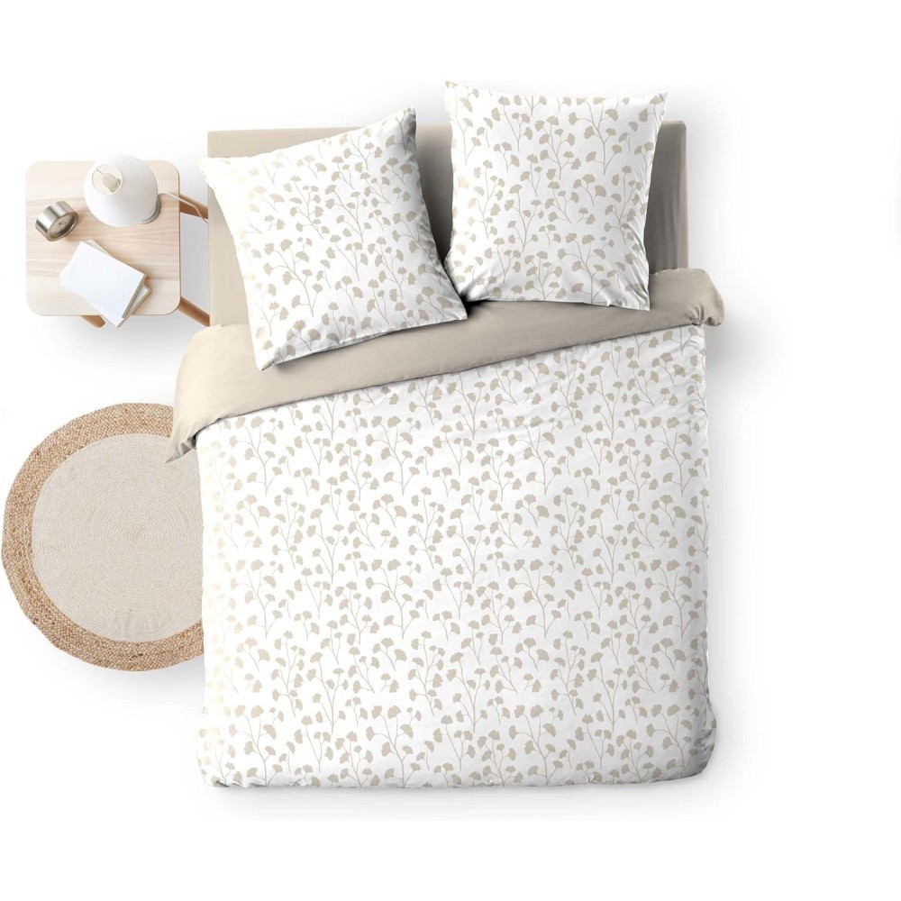 copy of Parure de Lit 100% Coton – Housse de Couette et Taie d’Oreiller – Fermeture Pressions Discrètes – Certifiée Oeko-TEX