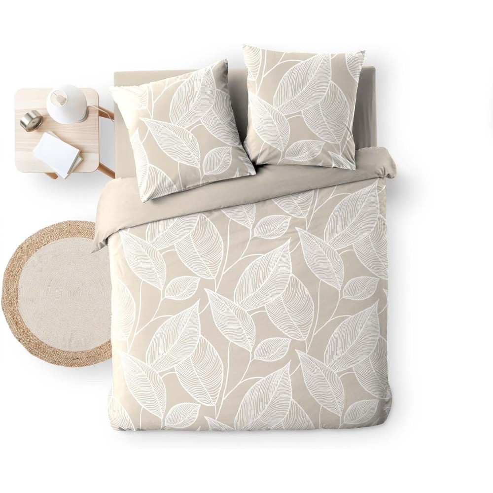 copy of Parure de Lit 100% Coton – Housse de Couette et Taie d’Oreiller – Fermeture Pressions Discrètes – Certifiée Oeko-TEX